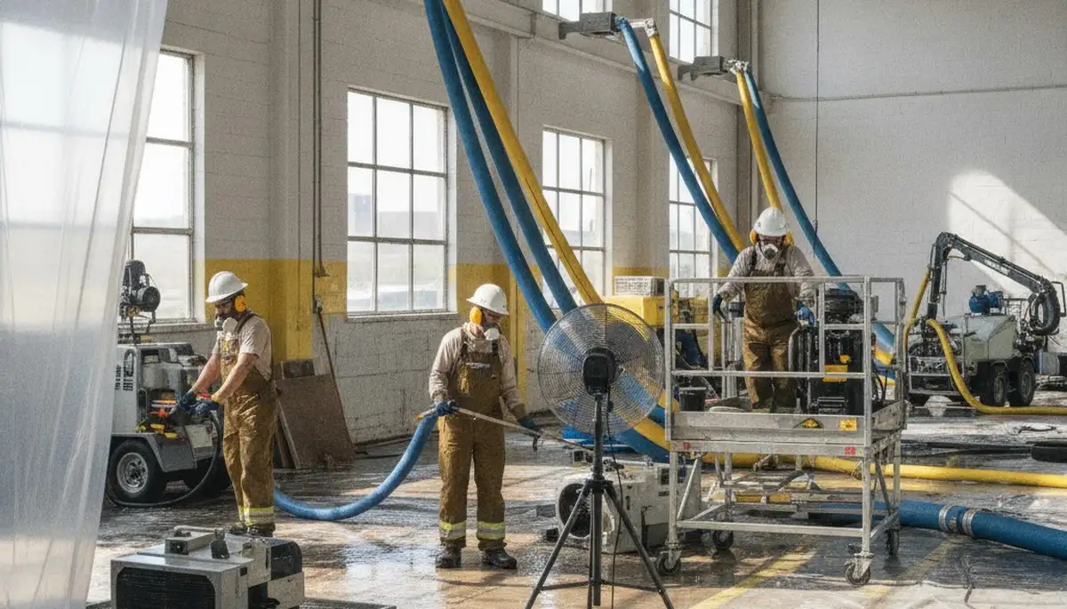 Structural drying equipment for Victorville, CA homes after water damage
