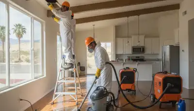 Water damage restoration team serving Victorville, CA for emergency cleanup and repairs