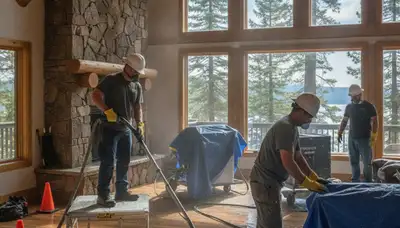 Water damage restoration team serving Victorville, CA for fast water removal and cleanup