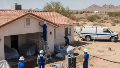 Water damage restoration team serving Victorville, CA for emergency cleanup and repair