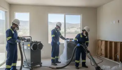 Water damage restoration team in Victorville, CA providing fast cleanup and repair services