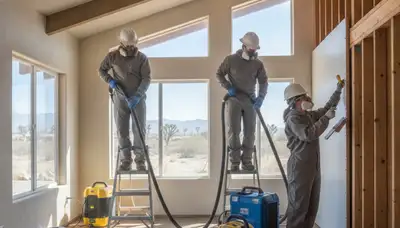 Water damage restoration team in Victorville, CA providing emergency water cleanup and drying services